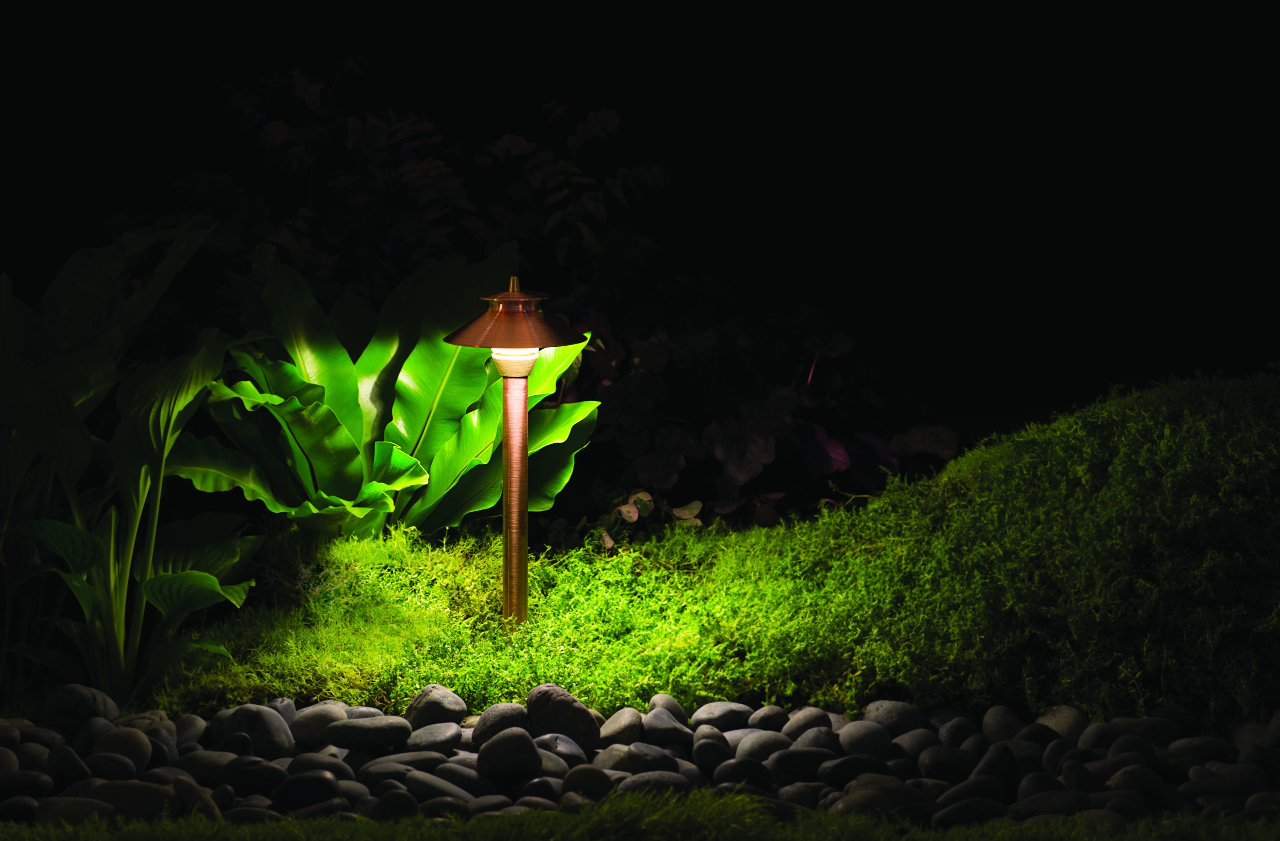 Image of an outdoor landscape light